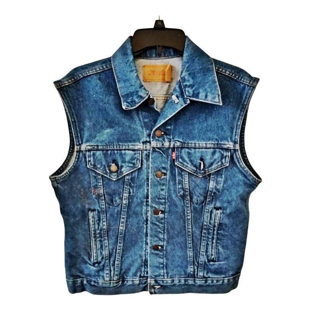 Vintage 1980's Levi's Trucker Vest Size Medium